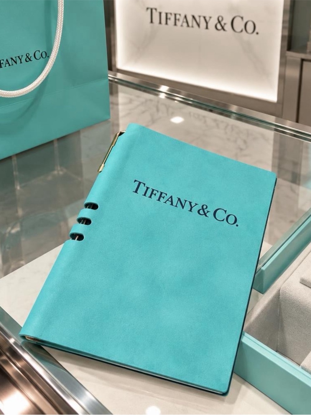 Tiffany & Co. Notebook and Pen Set - Picture 2 of 5
